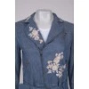 Denim jacket with embroidery