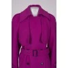 Pink maxi coat with tag