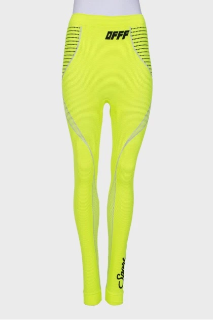 Light green sports leggings