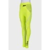 Light green sports leggings