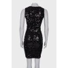 Black dress with sequins