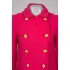 Pink wool coat