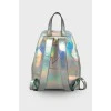 Mother-of-pearl backpack