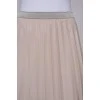 Pleated beige skirt with tag