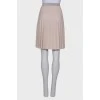 Pleated beige skirt with tag