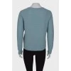 Knitted sweater with cashmere and silk