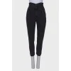 Charcoal high rise jeans