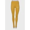 Yellow sports trousers 
