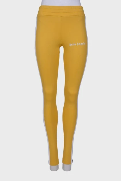 Yellow sports trousers 
