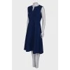 Navy blue dress with pockets
