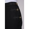 Classic trousers decorated with buttons