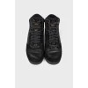 Black combo sneakers