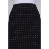 Black print skirt