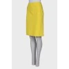 Yellow skirt with tag