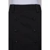 Black skirt with buttons
