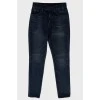 Navy blue jeans with tag