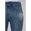 Men's blue combo jeans