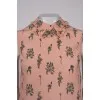 Pink sleeveless blouse