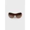 Sunglasses with rhinestones