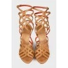 Light brown leather sandals