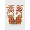 Light brown leather sandals