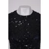 Navy T-shirt with sequins