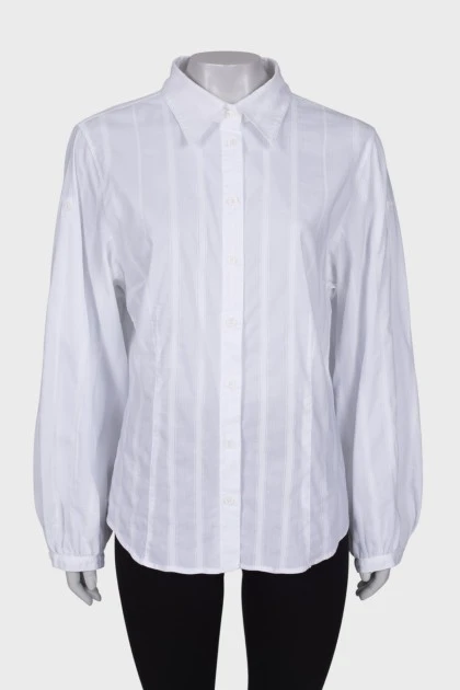 White striped shirt