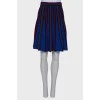Patterned A-line skirt