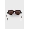 Mottled frame sunglasses