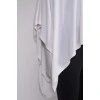 White asymmetric T-shirt