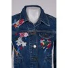 Denim jacket with patches
