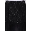 Black skirt with sequins