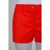 Bright orange low rise shorts