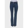 Blue palazzo jeans