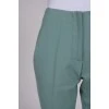 Turquoise wool trousers