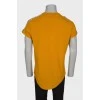 Men's yellow T-shirt