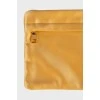 Yellow textile bag
