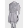 Light gray patterned dress