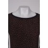 Jumper with leopard print