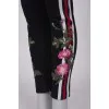 Embroidered sports trousers
