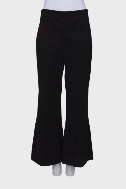 Black loose fit trousers