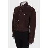 Corduroy brown jacket