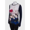 Long sleeve with floral print