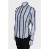 Fitted striped shirt