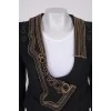 Jacket with golden ornament