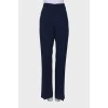 Classic blue trousers with arrows