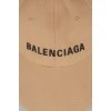 Beige cap with tag