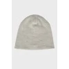 Cashmere gray hat