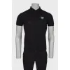 Men's polo shirt with brand embroidery