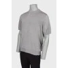 Men's silk t-shirt with tag